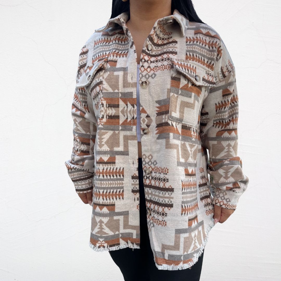 Aztec Western Shacket