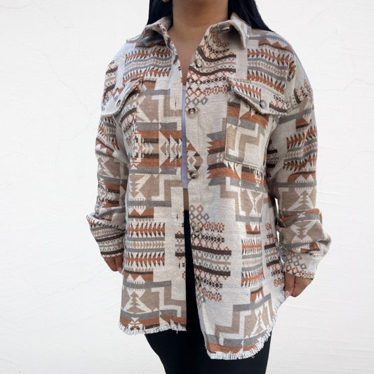 Aztec Western Shacket