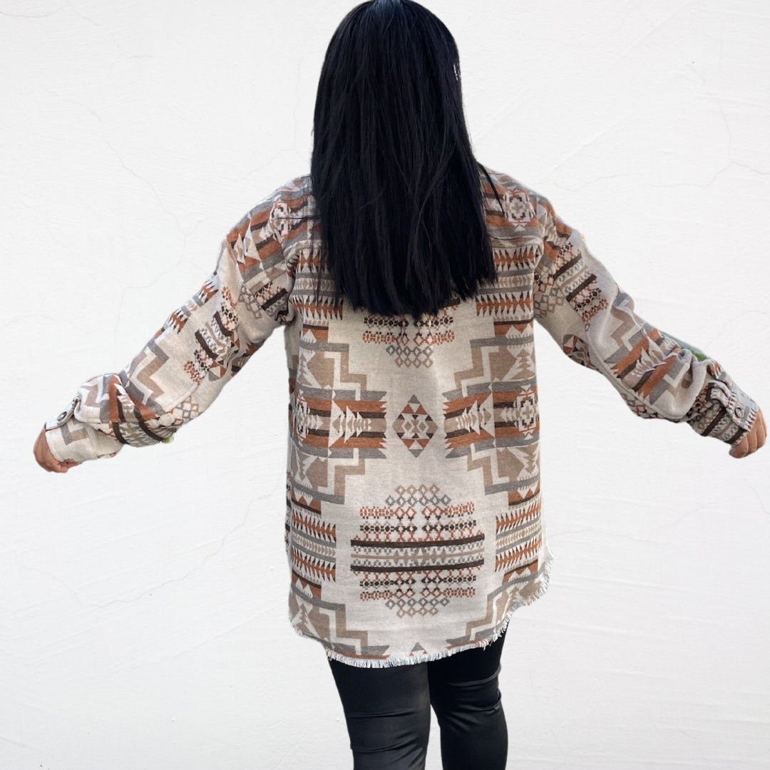 Aztec Western Shacket