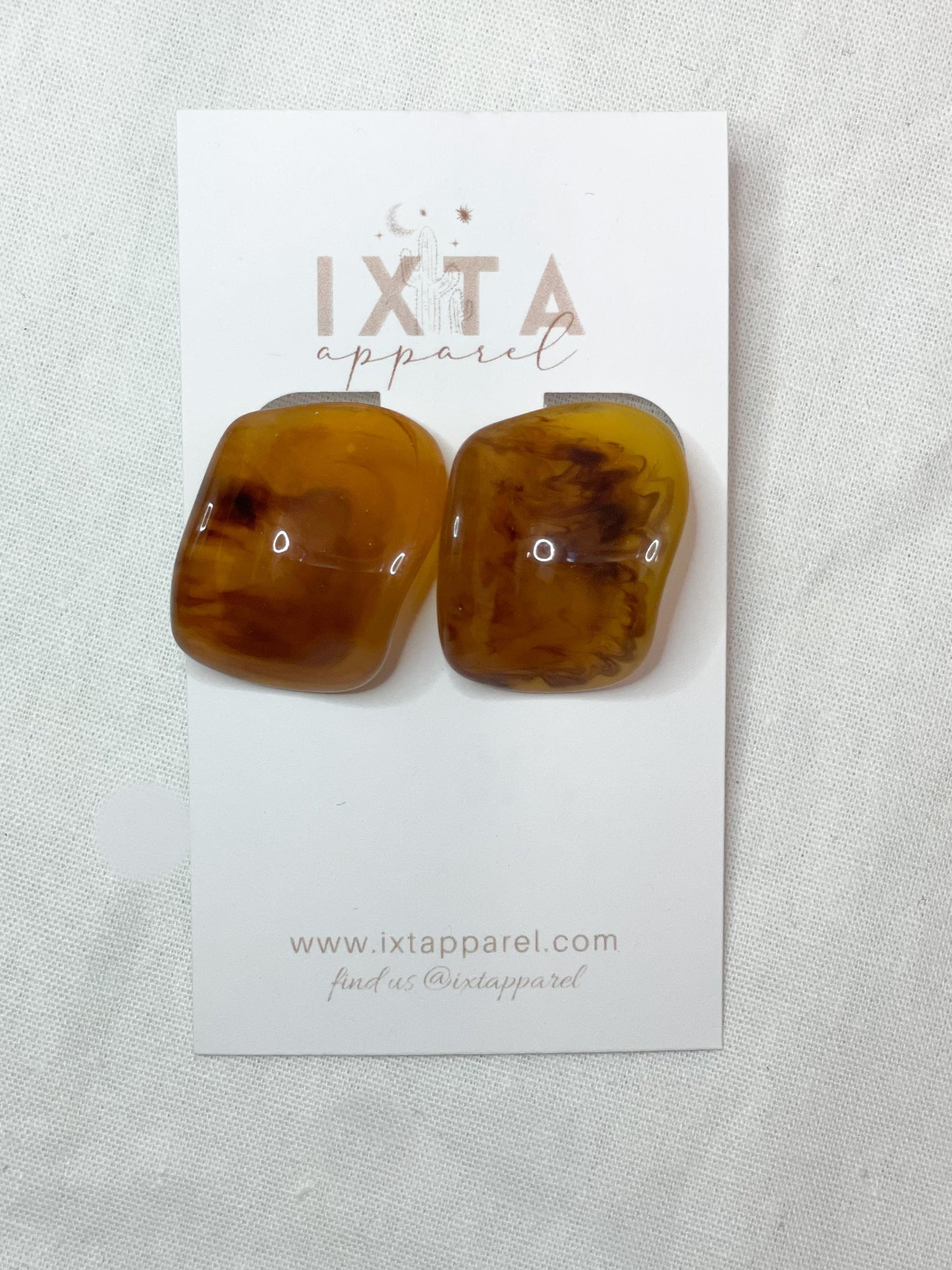 Dulce de Leche Drop Earrings