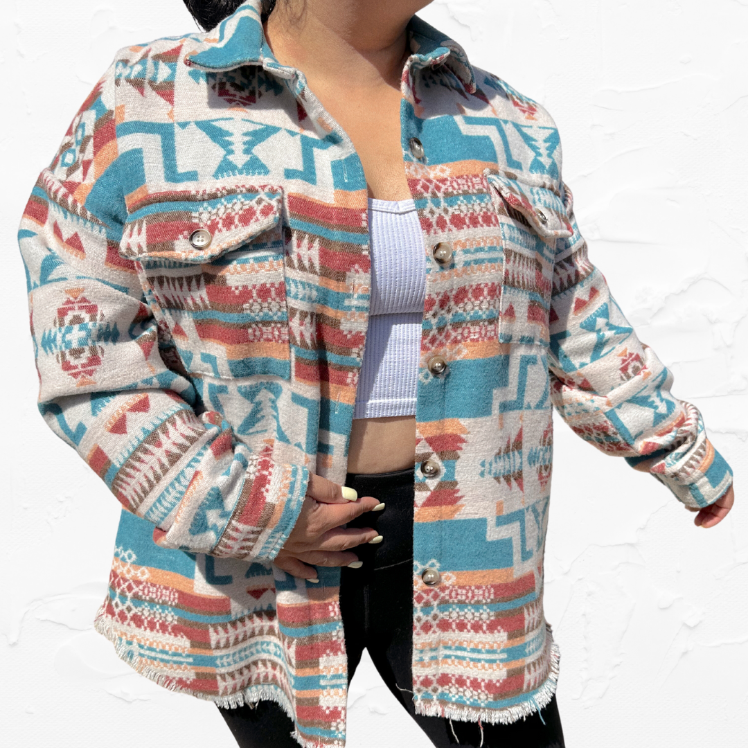 Aztec Western Shacket