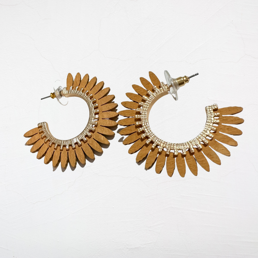 Wooden Sun Hoop