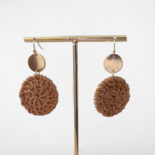 Load image into Gallery viewer, Tulum Rattan Dangle Earring
