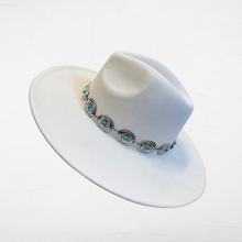 Load image into Gallery viewer, Ivory Western Concho Band Hat
