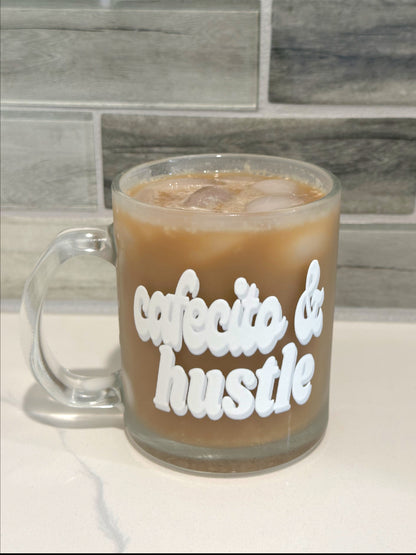 Cafecito & Hustle Enamel Camp Mug