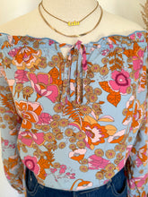 Load image into Gallery viewer, Off-Shoulder Floral Blouse
