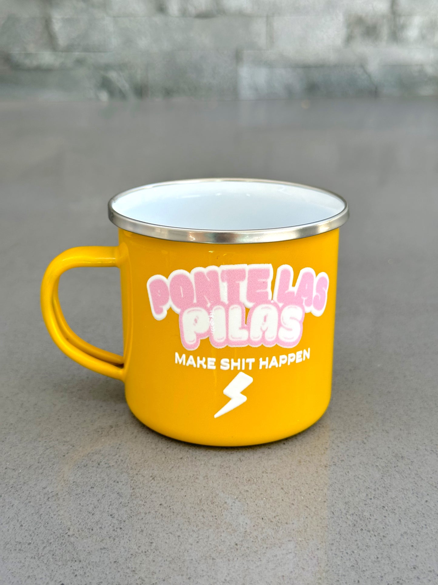 Ponte Las Pilas Enamel Camp Mug