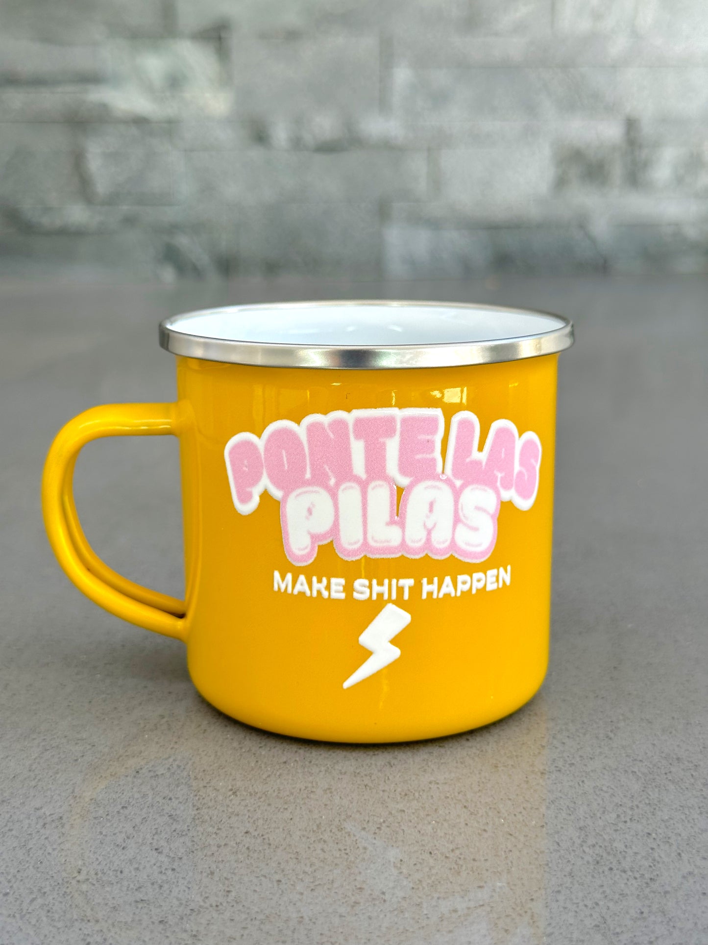 Ponte Las Pilas Enamel Camp Mug