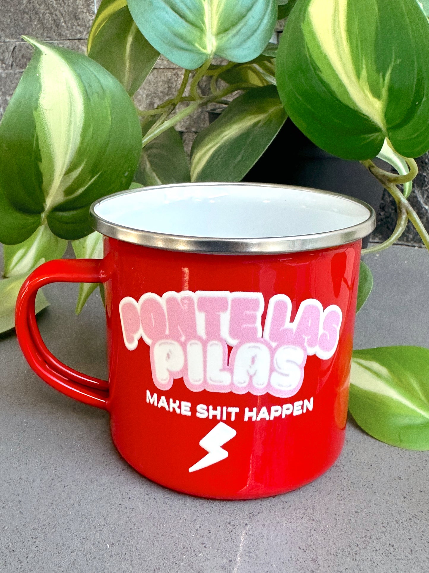 Ponte Las Pilas Enamel Camp Mug