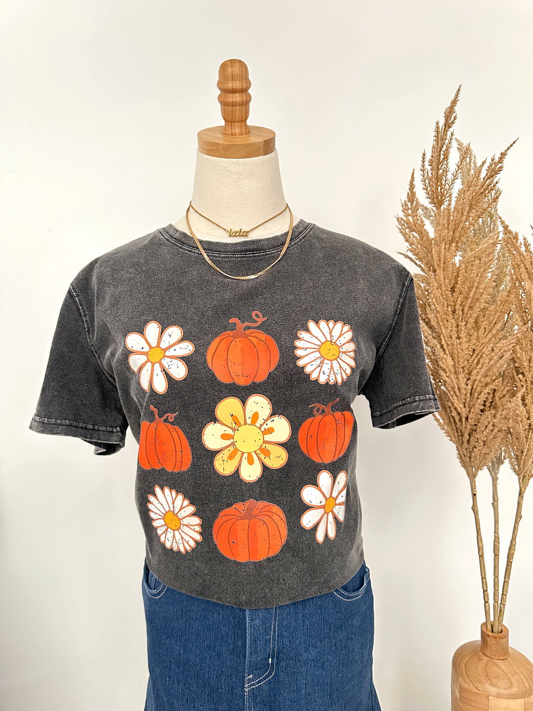 Pumpkin Floret Vintage T-Shirt