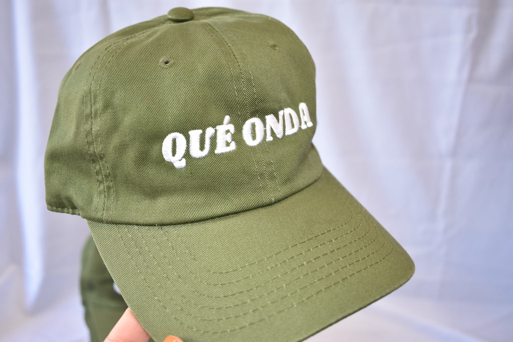 Qué Onda Olive Green Hat