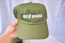 Load image into Gallery viewer, Qué Onda Olive Green Hat
