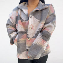 Load image into Gallery viewer, Mock Neck Aztec Jacket
